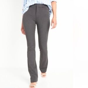 OLd Navy High-Rise‎ Pixie Secret Smooth-Pockets Pants Sz 8 black